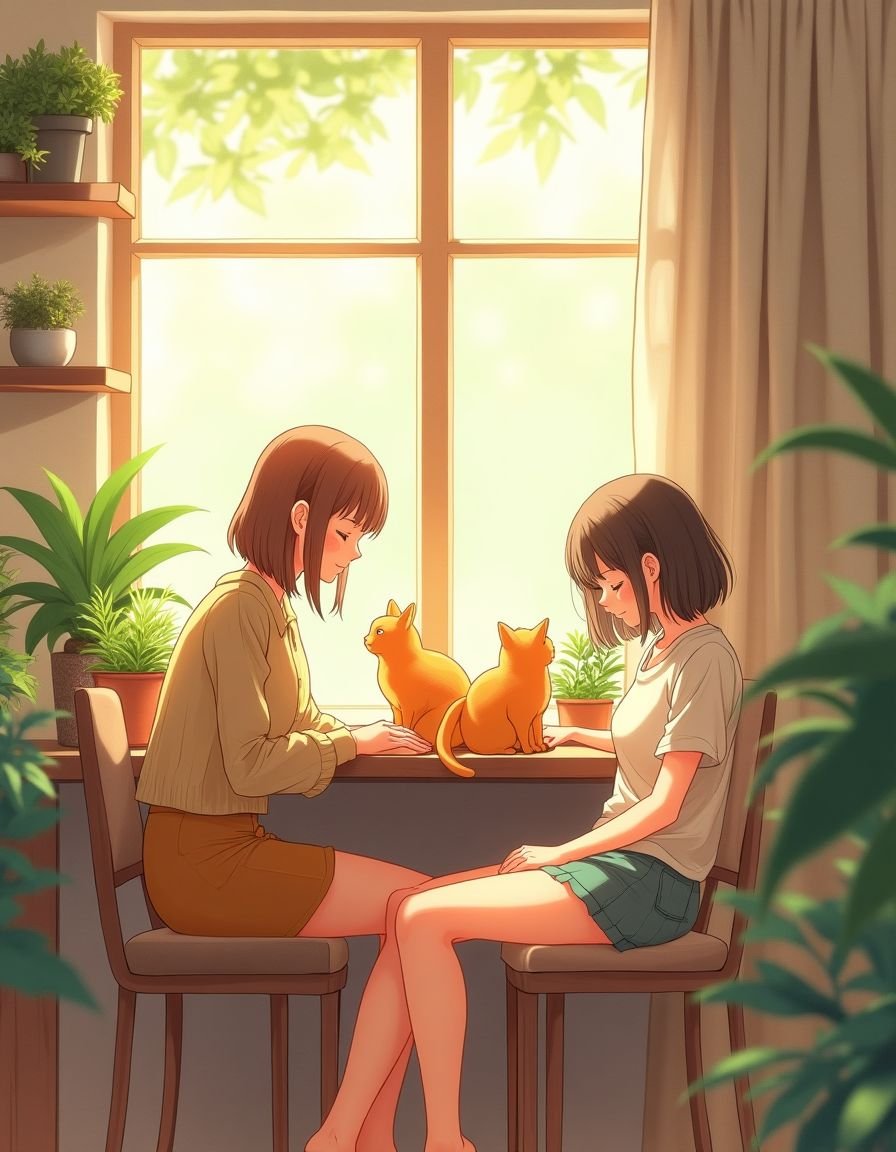 红果网剧 暖阳午后的猫
